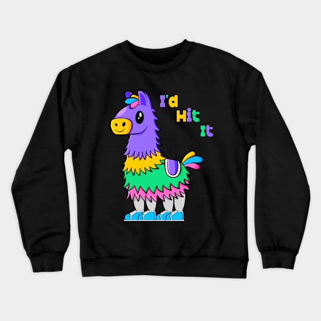 I'd Hit It Crewneck Sweatshirt by Art by Nabes